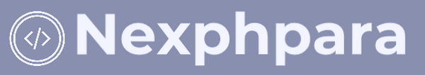 Nexphpara logo on a light blue background
